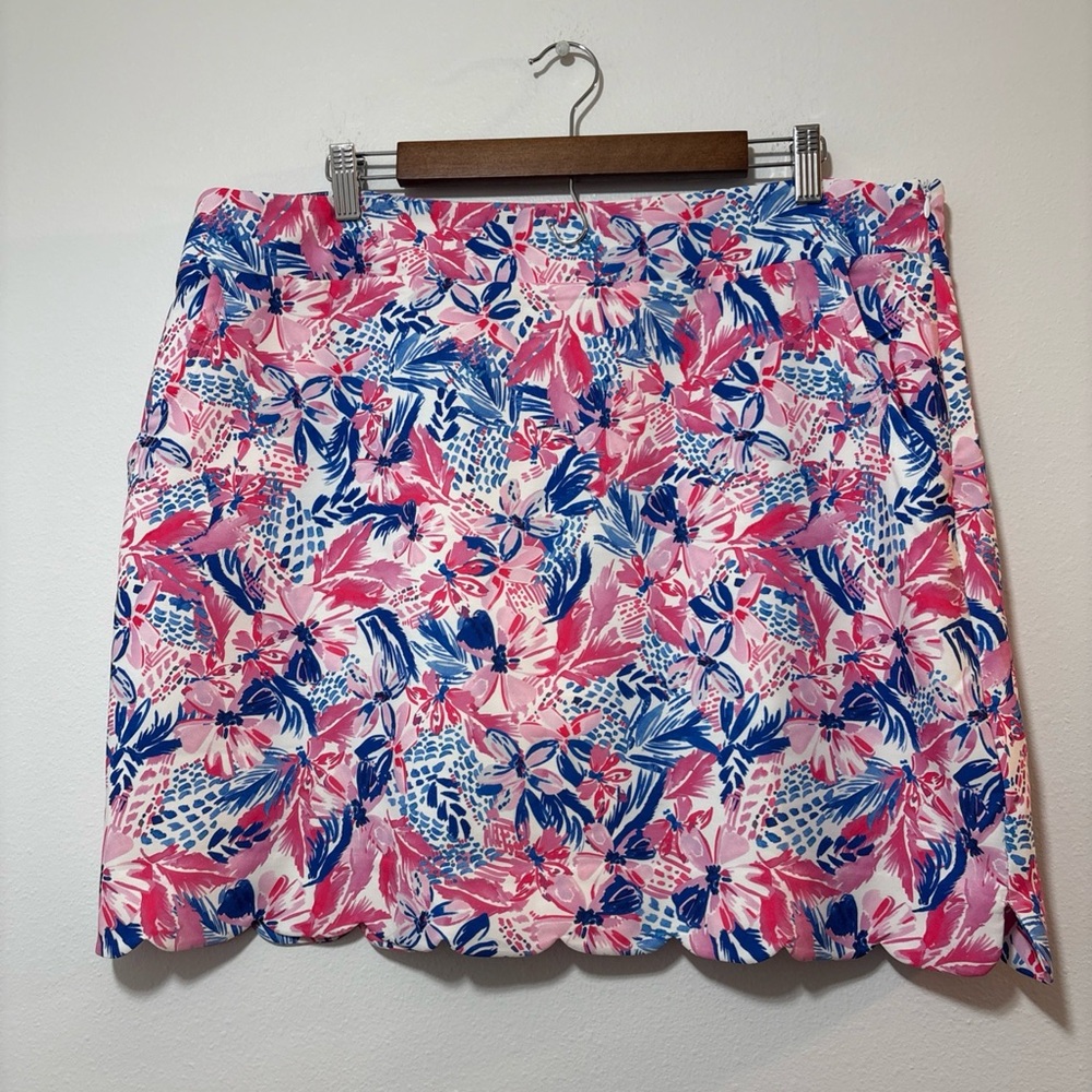 Stella Parker Golf Collection Floral Skirt Size XL Activewear